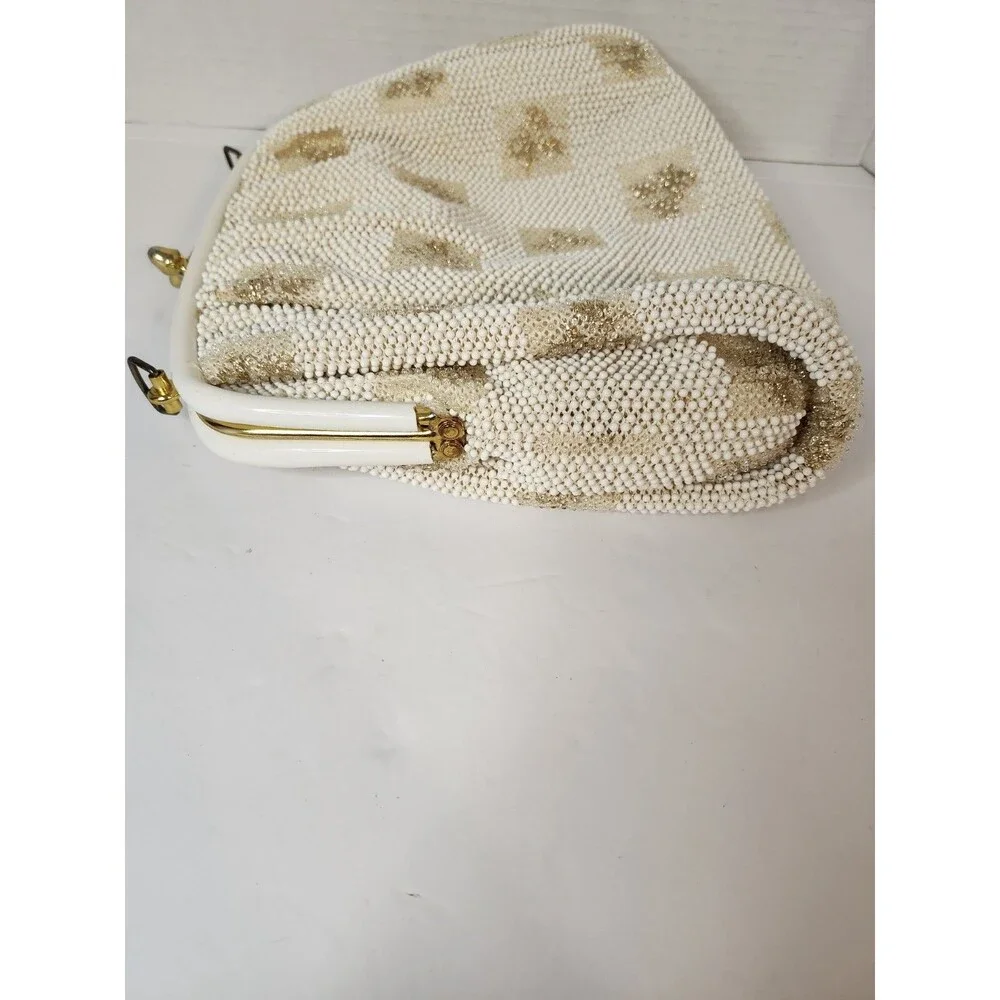 vintage beaded clutch purse